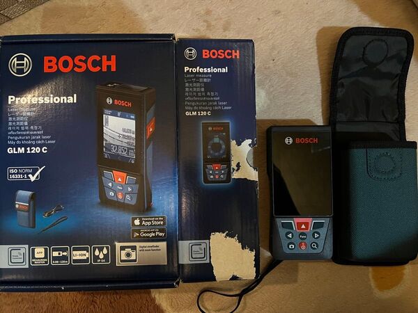 本体ほぼ未使用 レーザー距離計 BOSCH ボッシュ GLM120C