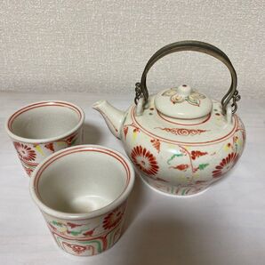 ベトナム バッチャン焼 ティーポット湯呑み 2客セット