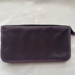MUJI 無印良品 パスポートケース パープル