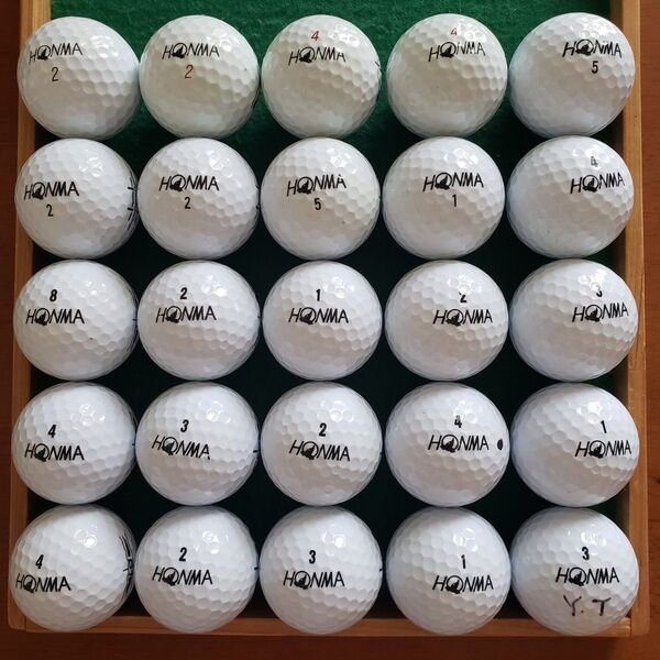 ホンマ(HONMA) ○D1/SPEED MONSTER/D1SPIN/TW-X/S《合計25個》ロストボール