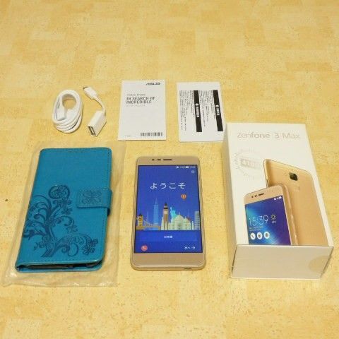 美品 Zenfone3 max ZC520TL SIMフリー