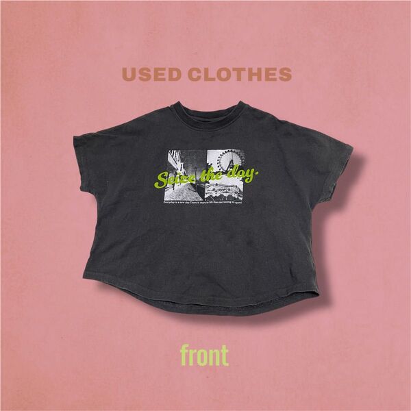 デビロック ロゴTシャツ ブラック 100size
