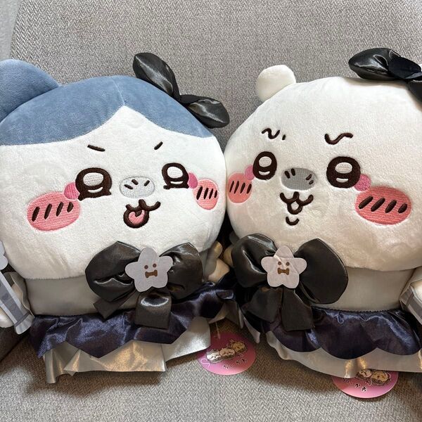 【新品タグ有】ちいかわ 超まじかるちいかわ 悪いバージョンだBIGぬいぐるみ ハチワレ&ちいかわ 2体セット