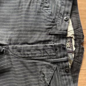 極美品 希少 名作 RRL ストライプパンツ ブラックウォバッシュ ワバッシュ トラウザー ラルフローレン ヴィンテージ