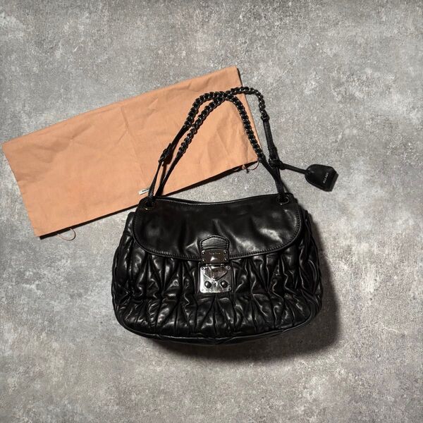 Miu Miu Archive Matelasse Leather Bag ミュウミュウ マテラッセ レザー ショルダーバッグ