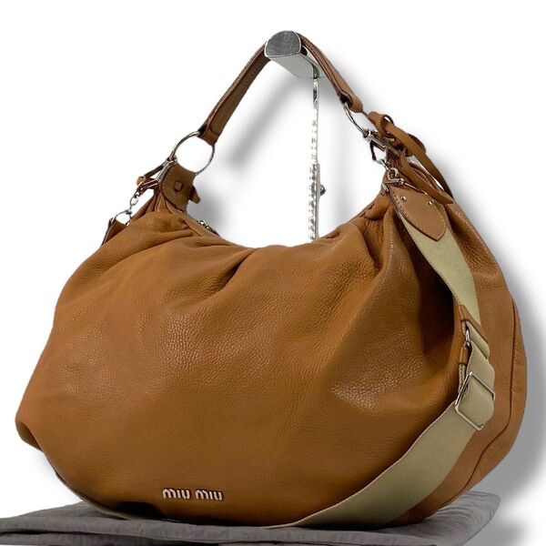 miu miu archive leather Shoulder bag ミュウミュウ ショルダーバッグ レザー 2way