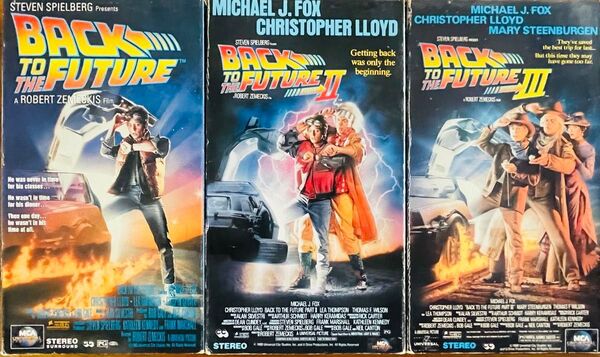 バック・トゥ・ザ・フューチャー VHS 英語版3本セット アメリカ正規版