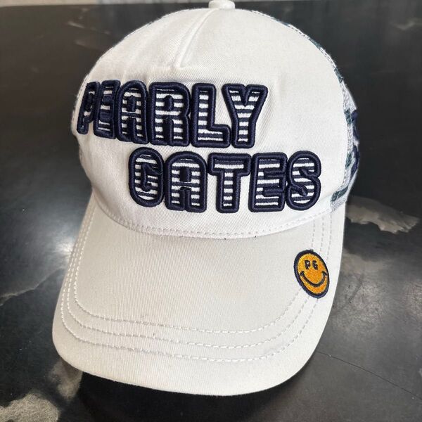 PEARLY GATES ゴルフキャップ ホワイト