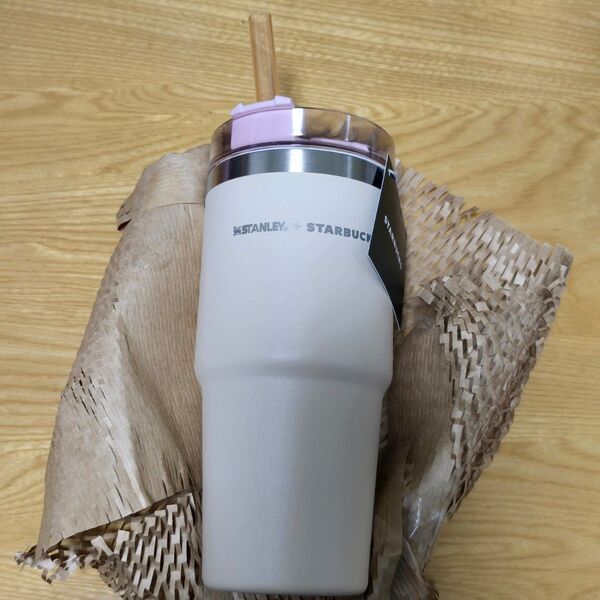 3way タンブラー STANLEY ベージュ473ml スターバックス スタバ