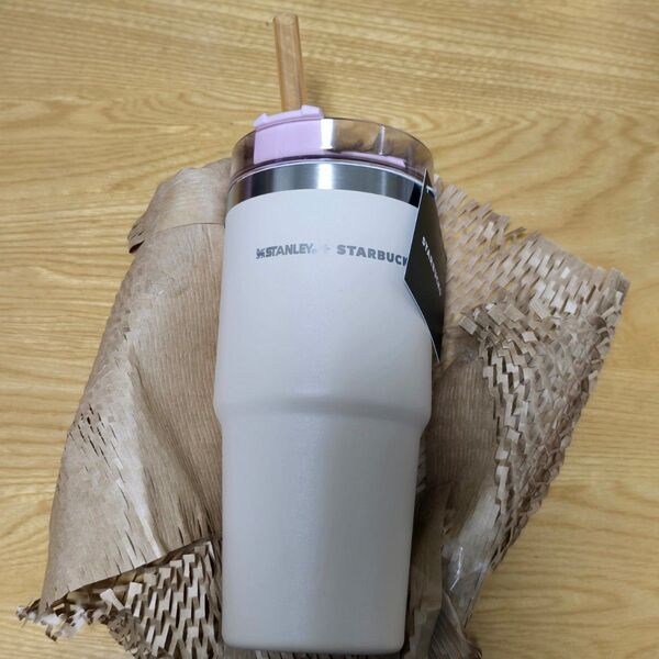 3way タンブラー STANLEY ベージュ473ml スターバックス スタバ