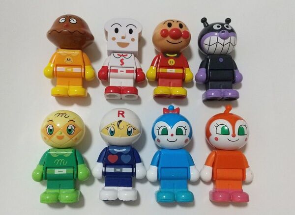 アンパンマン ブロックラボ ドール 穴なし 8体