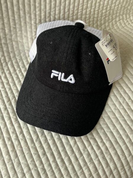 FILA メッシュキャップ ブラック 新品未使用