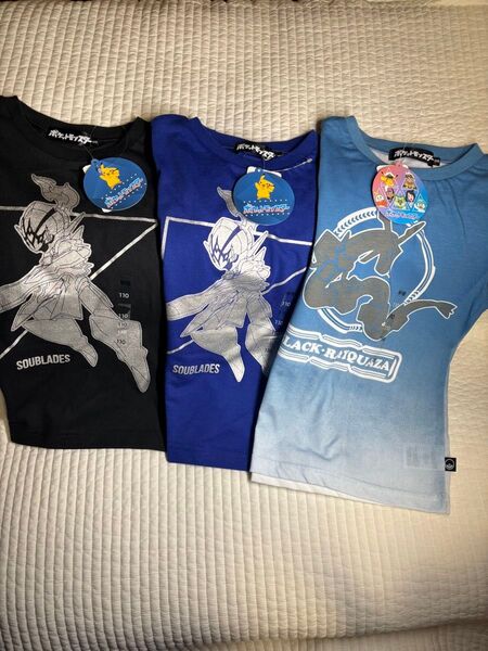 ポケモン ソード・シールド Tシャツ 3枚セット 110 男の子 キッズ 半袖 夏服 シャツ ボーイ