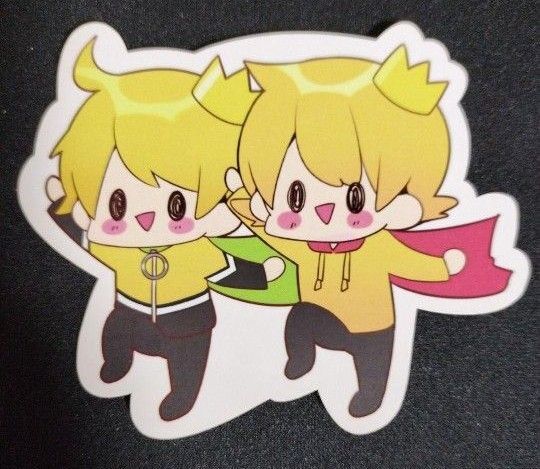 アンプタックカラーズ AMPTAK あっきい ぷりっつ やられね星人 ステッカー