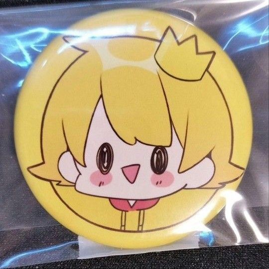 アンプタックカラーズ AMPTAK からつけあっきぃ 缶バッジ やられね星人