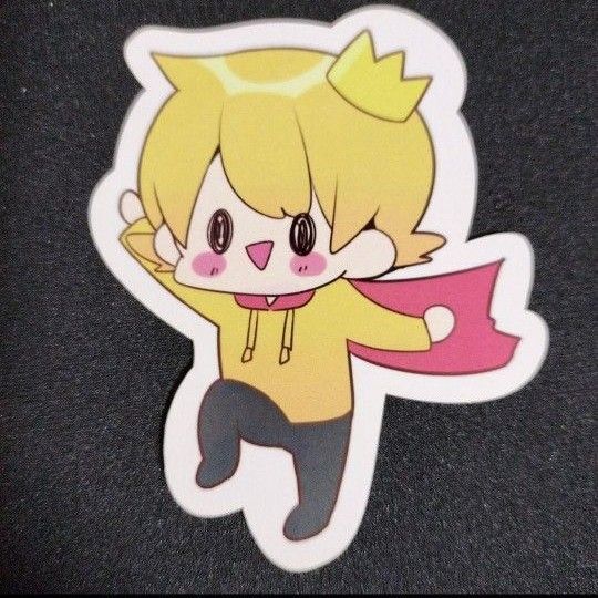 アンプタックカラーズ AMPTAK からつけあっきぃ やられね星人 ステッカー