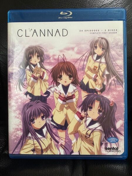 【美品/Blu-ray】北米版 clannad クラナド blu-ray 全24話クラナド 1期