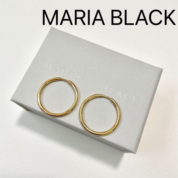 MARIA BLACK マリアブラック 新品 フープ ピアス アクセサリー セニョリータ レディース スターリング ゴールド