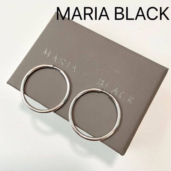 MARIA BLACK マリアブラック 新品 フープ ピアス アクセサリー セニョリータ レディース スターリングシルバー