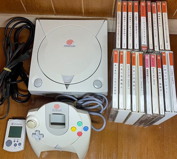ドリームキャストクリア本体+ソフトセット8