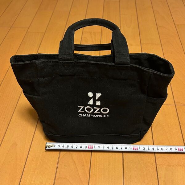 ZOZO CHAMPIONSHIP ゾゾ チャンピオンシップ ラウンド カート トートバッグ 黒 ブラック