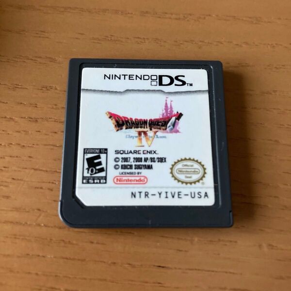 ドラゴンクエストⅣ DS 英語バージョン 海外
