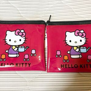サンリオ ハローキティ ミニフラットポーチ 2個セット