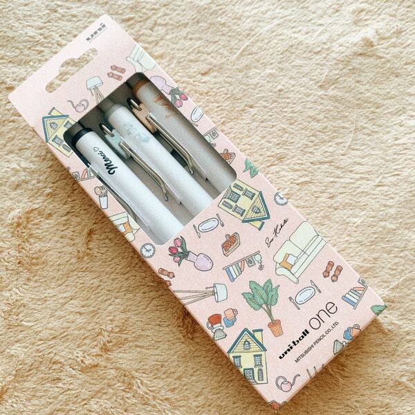MITSUBISHI PENCIL uni-ball one F(ユニボールワンエフ) 限定ゲルインクボールペン3色 Bオレンジ