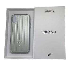 【新品】リモワ RIMOWA iPhoneケース Apple iPhone ケース X/XS用 アルミニウム シルバー