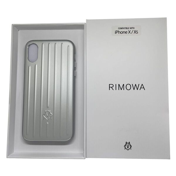 【新品】リモワ RIMOWA iPhoneケース Apple iPhone ケース X/XS用 アルミニウム シルバー