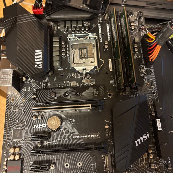 msi h370 gaming pro carbon ジャンク LGA1151 マザーボード MSI IOパネル付属