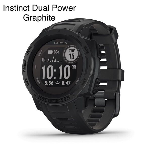 GARMIN Instinct Dual Power Graphite