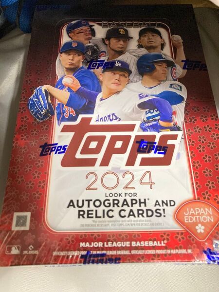Topps 2024 MLB japan edition 未開封1box