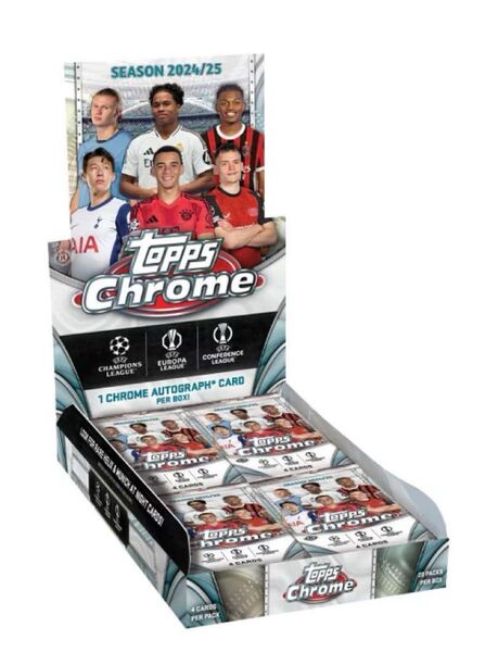 24-25 topps chrome ucc hobby未開封ボックス