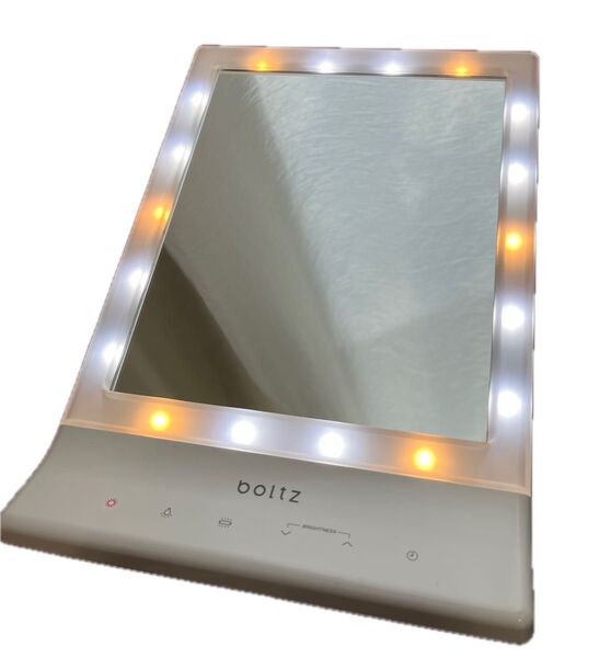 boltz LEDライト付き卓上ミラー