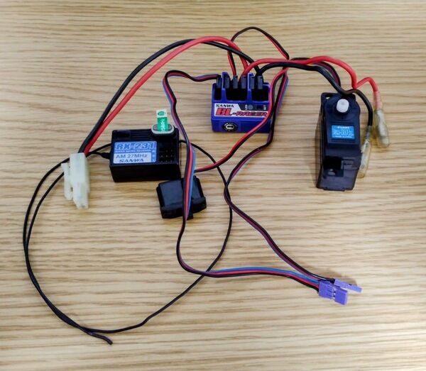 サンワ 受信機 サーボ ESC セット 三和電子機器 Sanwa RC ラジコン