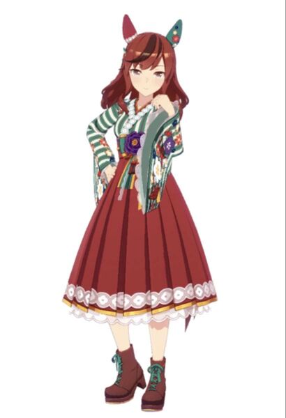 ウマ娘 プリティーダービー ナイスネイチャ ネガイノカサネ コスプレ 衣装 正月 男性購入可能