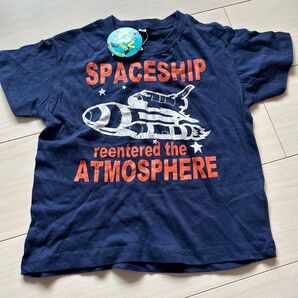 スペースシャトルTシャツ ネイビー タグ付き未使用