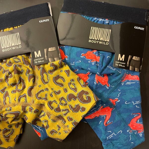 BODY WILD ボクサーパンツ GUNZE グンゼ ボディワイルド 2枚セット 新品 Mサイズ