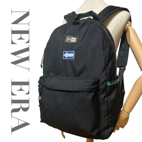 良品 ニューエラ NEW ERA リュックサック バックパック デイパック A4 通勤 通学 部活 学校 ブラック 黒 メンズ