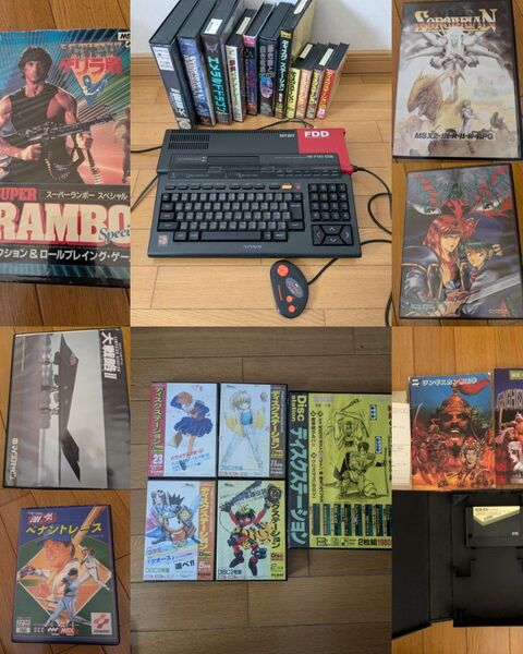 msx2本体,ディスク、ROM 1コントローラ1本