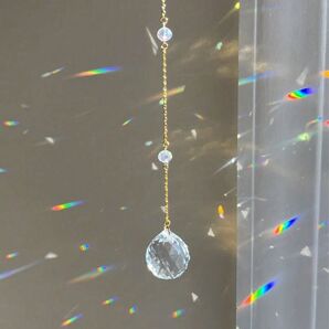 【ラスト1点】サンキャッチャー 風水 吊り下げ オーナメント インテリア 虹 キラキラ ドロップ クリスタルドロップ