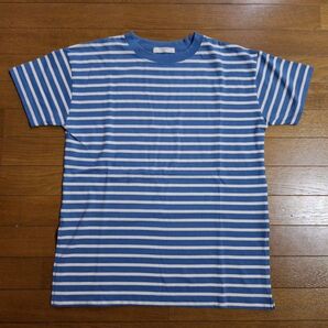 値下げしました!サマンサモスモスブルー ボーダーTシャツ フリーサイズ
