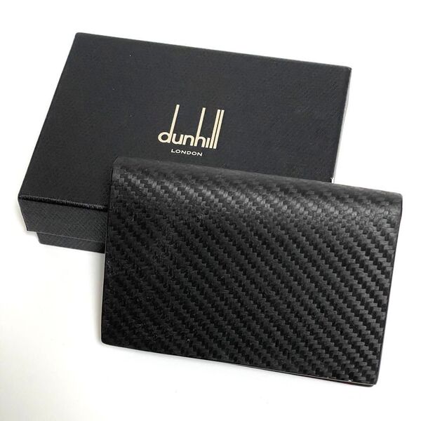 dunhill ダンヒル カードケース 名刺入れ L2H247 Chassis レザー 黒