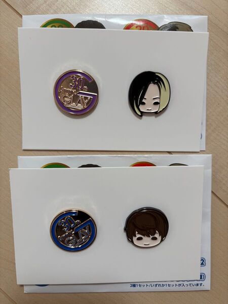 GLAYエンタメくじ ピンズセット HISASHI、JIRO