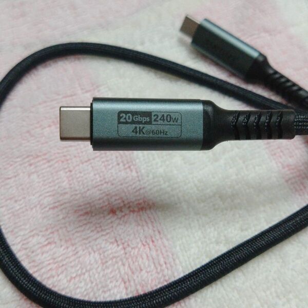 SUNGUY USB C to Cケーブル タイプC 充電 転送 0.5m USB-C 4K