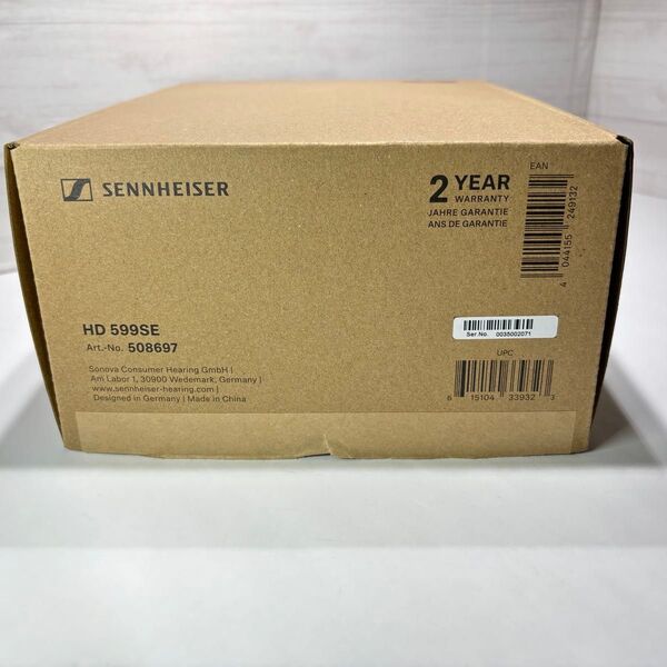 SENNHEISER HD 599SE ヘッドホン ゼンハイザー 解放型 オープン
