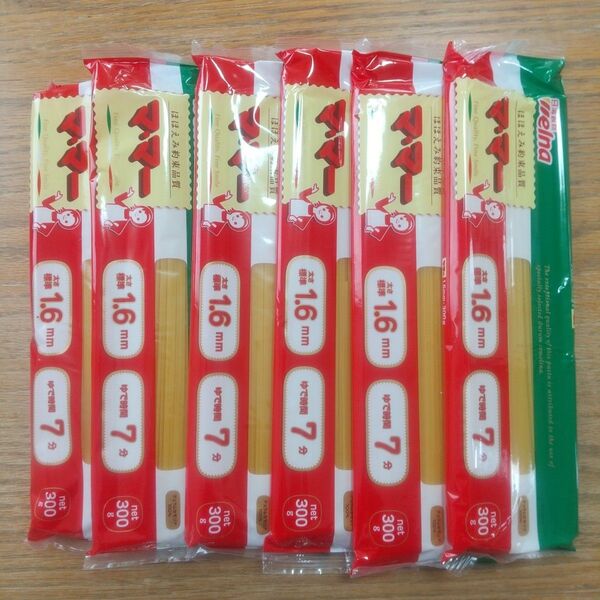 ママー スパゲッティ 太さ1.6㎜ 300g×6袋