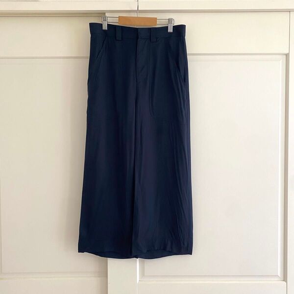 EQUIPMENT レーヨンシルクワイドパンツ DEUXIEME CLASSE ボトムス ネイビー