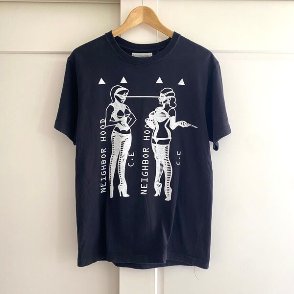 NEIGHBORHOOD C.E. CAVEMPT コラボ TEE ブラック L 半袖Tシャツ ブラック Tシャツ 黒